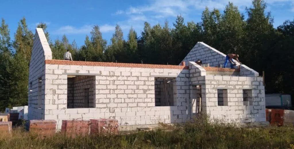 Кладка стен из газобетона — в районе vsevolozhsk, фото 4