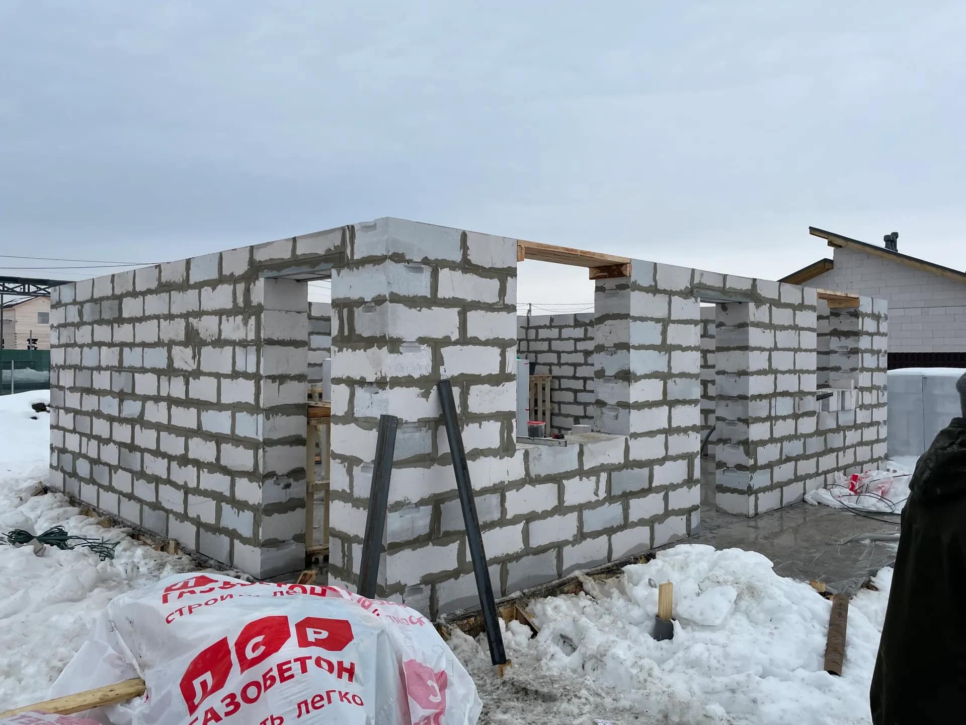 Кладка стен из газобетона — в районе gatchina, фото 9