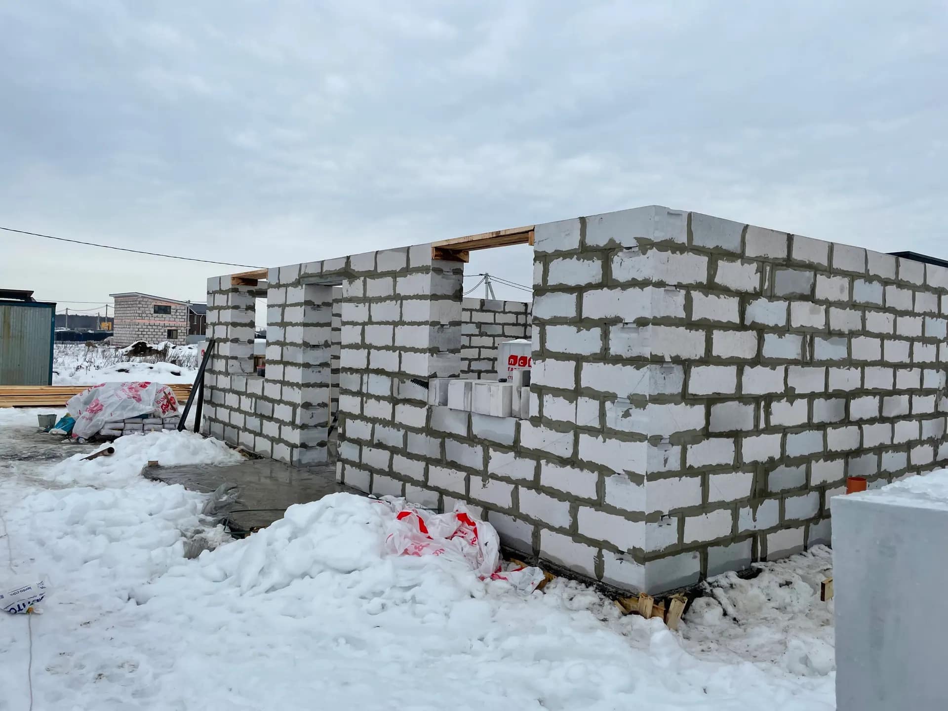 Кладка стен из газобетона — в районе gatchina, фото 10