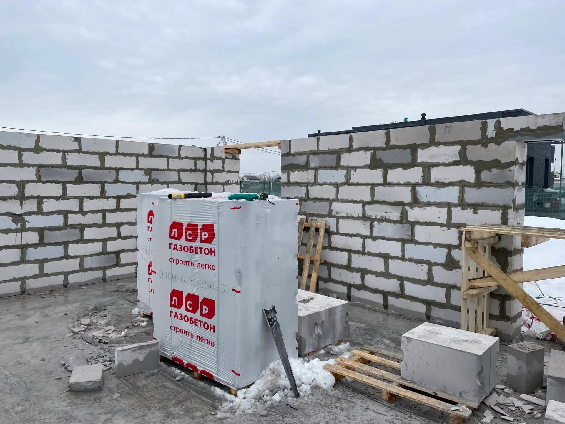 Кладка стен из газобетона — в районе gatchina, фото 12